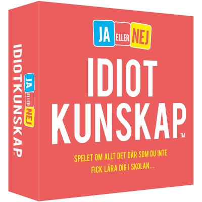 Idiotkunskap Ja eller Nej Kylskåpspoesi kortspel