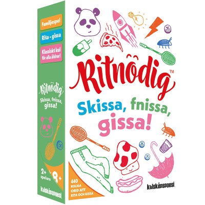 Ritnödig - Ett roligt rita- och gissaspel - Kylskåpspoesi