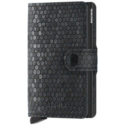 SECRID Miniwallet Hexagon Black