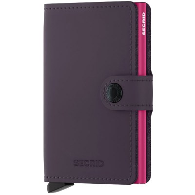Secrid Miniwallet Matte Dark Purple Fuchsia