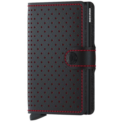 Secrid Miniwallet Perforated Black-Red