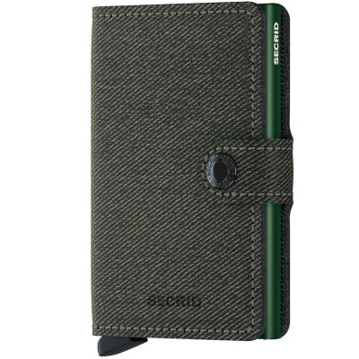 Secrid Miniwallet Twist Green - Textile Look
