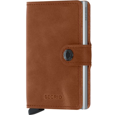 Secrid Miniwallet Vintage Cognac Silver
