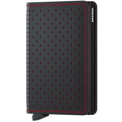 Secrid Slimwallet Perforated Black-Red
