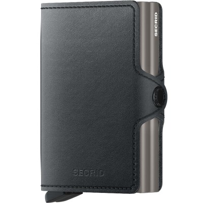 Secrid Twinwalletwallet Mirum Plant Based Black - None Leather