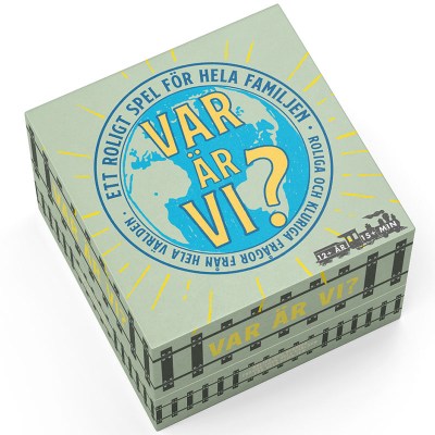Var är vi Kortspel Nicotext - Roligt geografispel